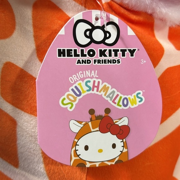 Squishmallows 24" Hello Kitty Original Sanrio Kelly Toy Plush Giraffe NWT - Picture 4 of 9